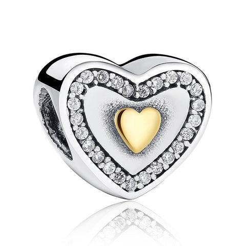 Sterling Silver Heart Charm