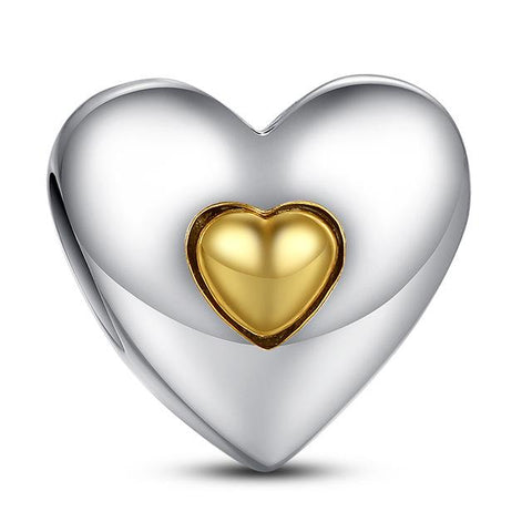 Sterling Silver Heart Charm