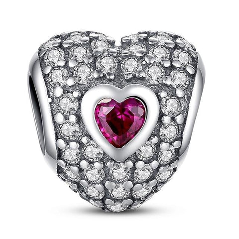 Sterling Silver Heart Charm
